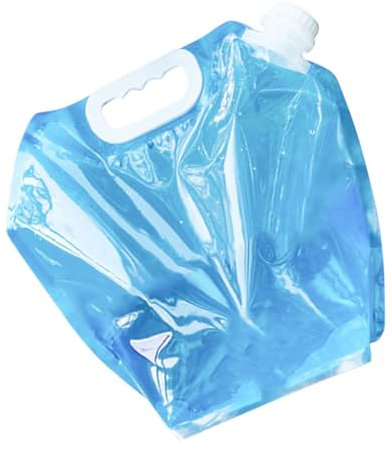 Gatuida Camping Wasserbeutel Faltbarer Wasserbehälter Mit Integriertem Hahn Für Outdoor-aktivitäten Für Camping Und Wandern Große Kapazität Leicht Zu Transportieren