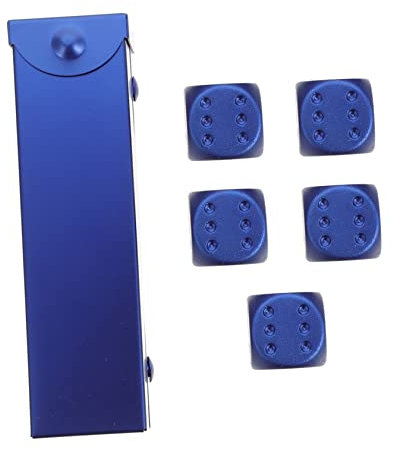 Abaodam Würfelspiel Aus Aluminiumlegierung Für Party Und Festival Kleine Einfache Spielwürfel Als Requisiten Für Zuhause Und Bar