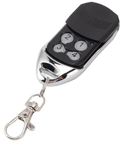 Ouvre-Porte de Garage sans Fil, Télécommande, 433.42MHz Porte-Clés à 4 Boutons, Portée de 100m Petit et Léger pour Telis 1