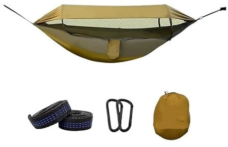 Amaca da campeggio piccola con zanzariera Amaca da campeggio da viaggio ultraleggera Amaca da campeggio portatile Accessori da campeggio all'aperto multifunzionali Adatto for giardinaggio, escursioni,