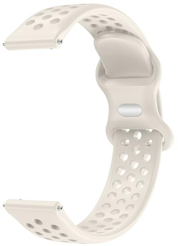 Supore 20mm Uhrenarmbänder 18mm Uhrenarmband für Herren Damen, Silikon Armband, Wasserdichtes Sport Ersatzarmband für Garmin/Fossil/Amazfit/Huawei/Samsung