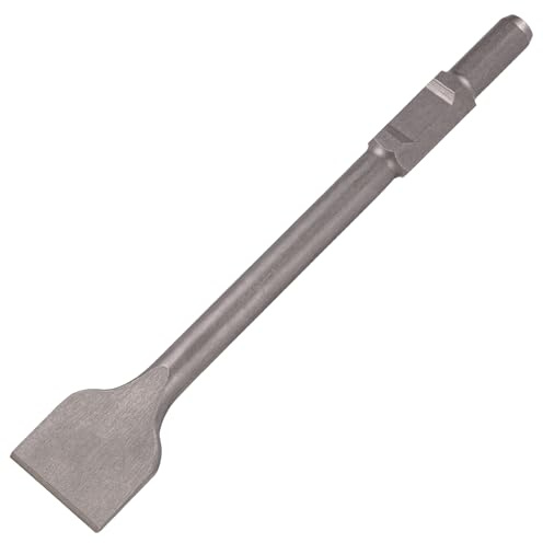 Berserker 1-3/16 Hex Shank Scaling Chisel,3 x 16 In. Steel Scraping Chisel | Ceramic Tile Removal Bit, Compatible with All 30mm(65A) Chuck Heavy Duty Electric Demolition Jack Hammer Concrete Breaker