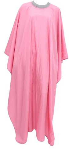 NIYANGLE Cape De Tissu Pour Salon Tablier De Barbier Ajustable Pour Coupe Et Coloration Cheveux à Domicile