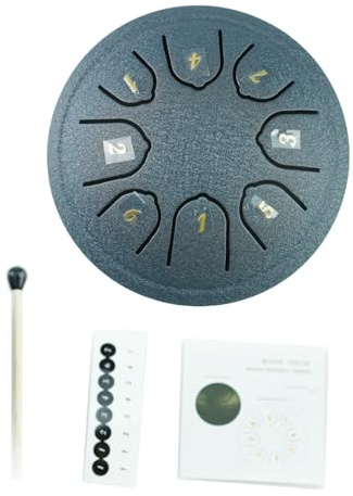 Stahlzunge Drum 4 5 Zoll 8 Noten Handpan Drum Percussion Instrument Musik Trommel Mit Schläger Für Erwachsene Handpan Trommel