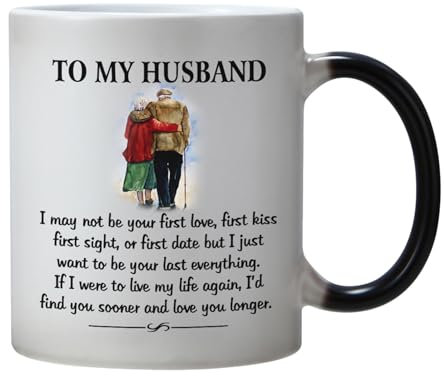 Color Changing Mug - Heat Change Mug | Ceramic Cup | Color Changing Muug with Custom Photo Design Cup | Reveal Hidden Image with Hot Liquid | Perfect for Birthday, Christmas & Graduation