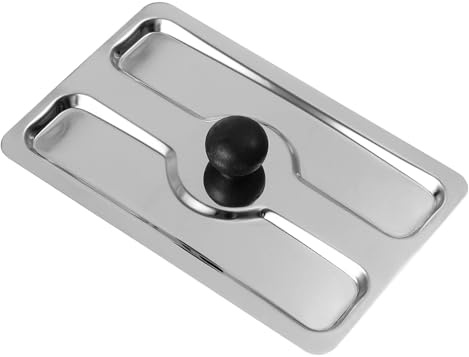 Qsvbeeqj Edelstahl-Toaster-Deckel, Ersatz-Toaster-Abdeckung, Maschinenabdeckung, Brotbackmaschine für Brotmaschine