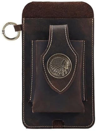 vreplrse Purse Wallet Multipurpose Carrying Case Cellphone Leather Phone Case Multitool Organizer Bag and Other Essentials When are Walking Leather Phone Men Belt Loop Multitool