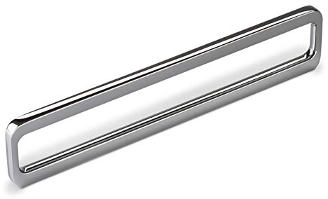 SCHÜCO ALU COMPETENCE Möbelgriff Olessia Kommodengriff Schubladengriff Chrom glänzend BA 96/128 / 160 mm Design trifft auf Funktion