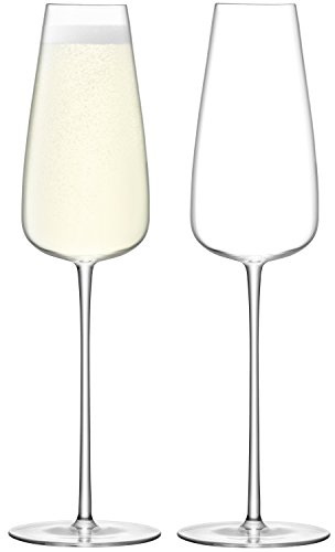 LSA WU08 Sektflöte 330 ml, transparent, 2 Stück