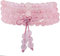 mookaitedecor Tibétain Mala Bracelet 108 Perles Pierres Élastique Collier Bouddhistes Chakra,Quartz Rose