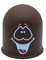 Schutzkappe Anhängerkupplung Geschenkidee Smiley Face/Lachendes Gesicht Braun