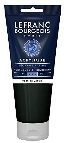 Lefranc Bourgeois Acrílico Fine, Verde de vejiga, 200 ml