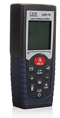 Graigar Télémètre laser LDM-70 - Télémètre laser infrarouge - Plage de mesure 0,05 à 70 m