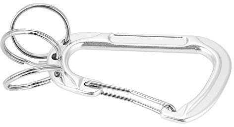 Mountaineering Lock,Climbing Carabiners Hanging Lock Multifunctional Lock Hanging Nut Buckle Outdoor Sport Tools (white)