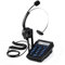 Telefono Cordless con Auricolare, Mini Business Office Phone Set di Tastierino Numerico con Cancellazione del Rumore Multi-Funzionale da 3,5 Mm Linea di Collegamento
