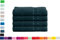 Mixibaby 4er Handtuchset Handtuch Handtücher 50cm x 100cm Frottee 100% Baumwolle 500g/qm, Farbe:Dunkelgrün