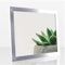 Bilderrahmen Diamond 50x70 cm Alu gebürstet Optik ideal für Diamond Painting mit 1mm antireflex Kunstglas