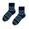 STEVEN Damen Winter Gemusterte Frottee-Socken, Modisch, Strapazierfähig und Bequem, Viertel Länge, Marineblau, Größe EU 35-37/ UK 3-4.5