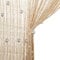 1PCS String Drop Curtain Decorative Glitter String Room Partition String Curtains Divider Door Window Panel Screen 90 X 200cm Crystal Beads String Tassel Beaded Curtain White Windows Home Decor