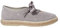 Pisamonas Zapatillas Bordado Estrellas Cordones Raso Size 23 Color Gris