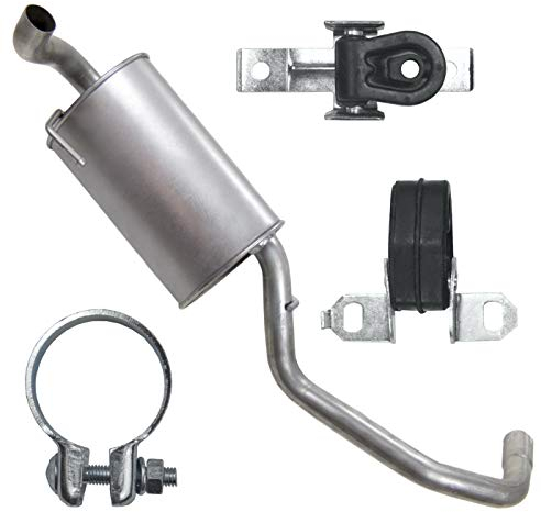 Adamot Endschalldämpfer Auspuff Endtopf für VW Lupo 1.4