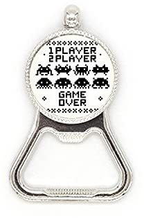 Players Game Over Little Monster Pixel Metal Beer Bottle Cap Opener Duty Stainless Steel