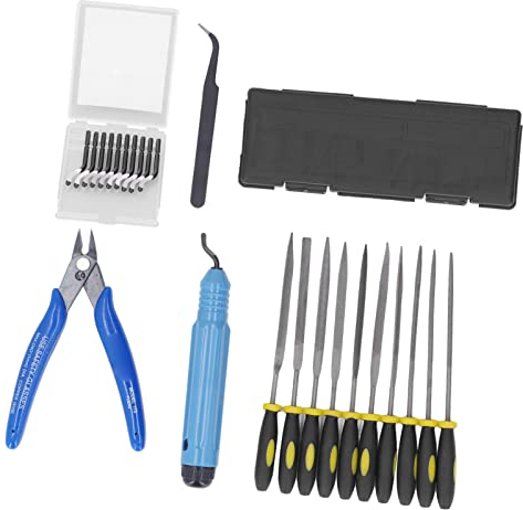 MXGZ Accesorios de impresión 3D, mejores efectos Limpieza a fondo Kit de herramientas de impresora 3D fácil de transportar Acero ABS de alta velocidad para recortar