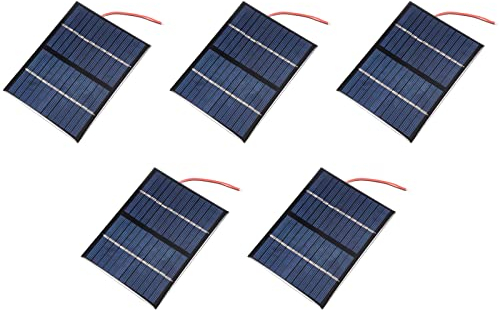 DMiotech Mini Panneau Solaire 12V 1,5W 115mm x 90mm pour Projets d'Alimentation Électrique Bricolage
