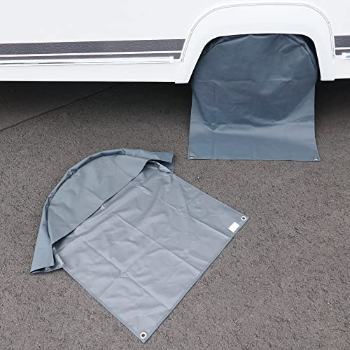 yourGEAR Wheel-Cover - 2 cubiertas para ruedas de 16/17 pulgadas, fundas protectoras para neumáticos de caravanas y autocaravanas