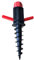 Ferleiss Paraguas de playa, anclaje de , para exteriores, camping, césped, soporte en espiral, soporte de almacenamiento, resistente, patio, césped, hogar, jardín