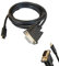 Nizirioo Câble USB C vers VGA 1,8 m type C vers VGA - Câble adaptateur câble HD - Prise charge câble USB C vers VGA 1080p ordinateur bureau, PC, projecteur, ordinateur portable, convertisseur ligne HD