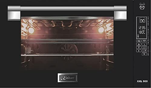 Kaiser EH 9309 Horno eléctrico, Horno empotrado 90 cm 105L Cristal negro TouchControl, Elemento deslizante telescópico 2 veces
