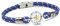 SAGA GIOIELLI® Bracelet Homme Rose Des Vents Mode Nautica Acier, regolabile, Acier inoxydable