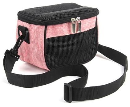 Hamster Tragetasche,Kleintier Tragetasche Transporttasche Atmungsaktiv Hamster Ausgehende Tasche mit Schultergurt für Sugar Glider Eichhörnchen Ratten Meerschweinchen