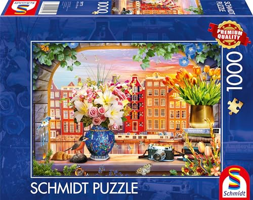 Schmidt Spiele 59771 Besuch in Amsterdam, 1000 Teile Puzzle
