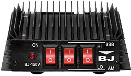 Reapyyt -150V VHF Walkie Talkie Power Amplifier 2.5-5W FM/40-50W FM 136-174MHz for MINI CB Radio Signal Amplify Easy to Use (145-155MHz)