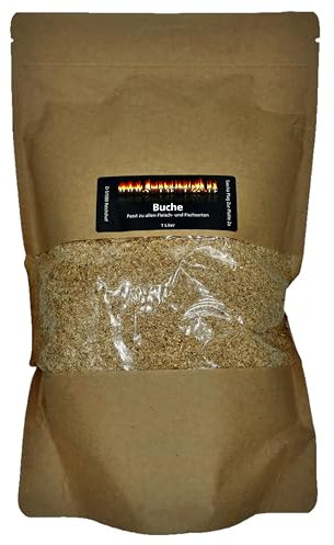 BBQ Räuchermehl 1 Liter wie Buche Hickory Whisky Sherry oder Rotwein... (Buche)