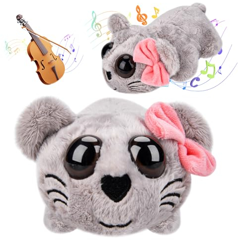 Sad Hamster, Sad Hamstere Meme Plüschtier mit Eingebautem Geigensound, Sad Hamster Kuscheltier Hamster Meme, Sad Hamster Plüschtier Hamster Kuscheltier Plushies Geschenk für Kinder, Familie, Freunde.