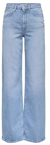 ONLY Female Jeans mit weitem Bein ONLJUICY Hohe Taille Weiter Beinschnitt Jeans