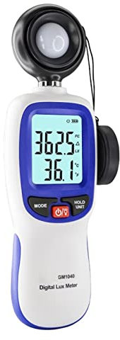 Digitaler Beleuchtungsstärkemesser Lichtmesser, GM1040 / 1040B. Beleuchtungskörper-Meter digitaler Beleuchtungskörper-Messgerät-Lichtmesser-Lichtmesser-Helligkeitstester für Fotografie, Pflanzenwachst