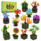 JMBricklayer Botanical Succulents Building Toy Sets 10001, Tiny Plants Flowers Buildable Collection Home Room Decor, Garden Bonsai Pot Blocks Toy Gifts for Women Girls Adults (987PCS)