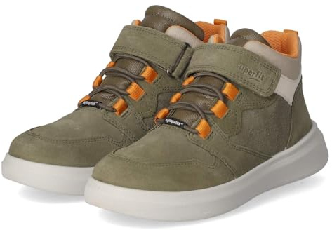 Superfit 1-006477-7000 Schlupfstiefel Leder & Textil Unisex in grün-Kombi