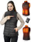 POSUGEAR Beheizbare Weste für Damen mit 12V*1.5A Powerbank Beheizbare Heizjacke für Damen mit Bluetooth - Mantel Winterjacke für Outdoor, Reisen, Sport und Freizeit