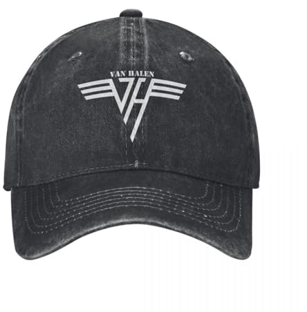 Van Halen Denim Baseball Cap Kpop Rock Hip Hop Hüte Frühling Unisex Teens y2k Retro Sonnenblenden Baseball Caps Geschenk