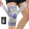 Lexniush Ginocchiera Ortopedica per Uomo/Donne, Tutore Ginocchio a Compressione Ginocchiere Palestra, Fascia Ginocchio Ortopedica per Artrosi Ginocchio, Menisco lesionato, Sportiva, Palestra, Corsa