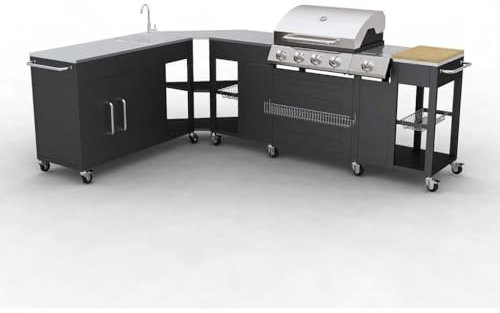 Furniture Select-Outdoor Kitchen Barbacoa Missouri 4 quemadores