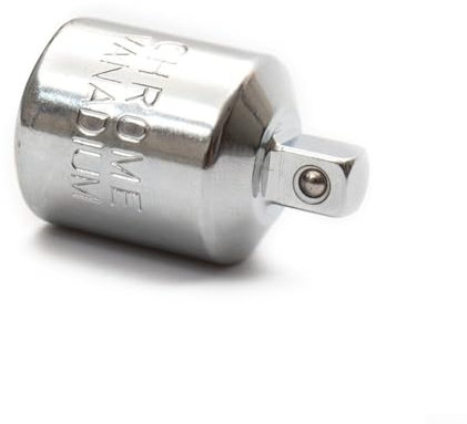 Yuanpgky 1 adaptateur de douille en acier portable, adaptateur de prise femelle vers mâle (1/2-1/4)