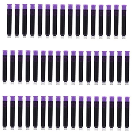 Housoutil 150 Pezzi Sacco di inchiostro penne Gel convertitore cancellabile ricariche viola vocich calligraphy pen luce inchiostro viola Accessori a penna stilografica plastica Viola,porpora