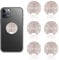 JIYIN 6 PCS Cell Phone Protection Neutralizers Stickers, EMF Stickers Blocker Neutralize Shield Protection for All Phones Tablets Laptops Computer WiFi Devices, 6pcs Silver