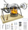Popcorn Popper, Popcorn Manuale, Tradizionale Cinese, Vecchio Stile, Macchina per Popcorn ad Alta Pressione, Cannone per Popcorn in Acciaio Inossidabile 304, Pentola per Popcorn (3